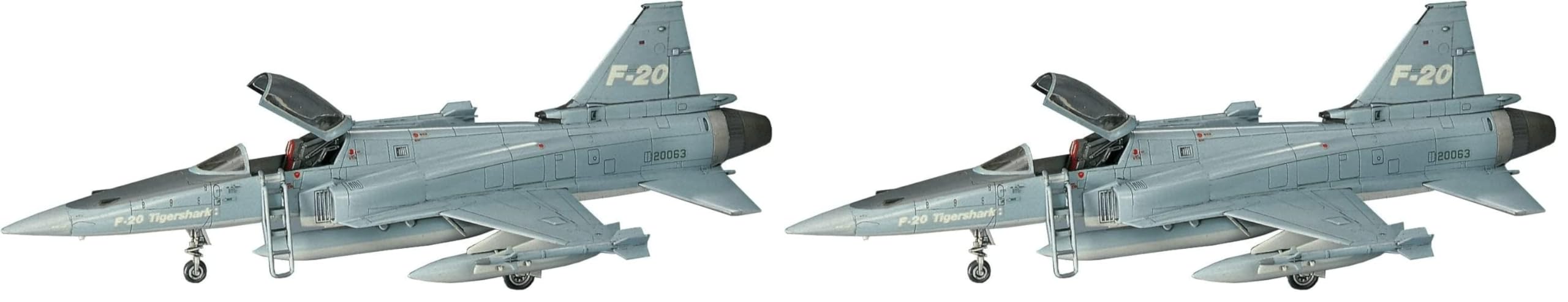 Hasegawa 1/72 F-20 Tiger Shark USAF Plastic Model Kit B3 Two Kits Japan