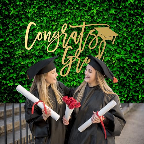 Fondo Fotográfico Graduación Verde 7x5 ft Mocsicka miniatura 5