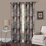 Achim Home Furnishings Vogue Tülle Fenster Vorhang Panel, 127 x 160 cm braun
