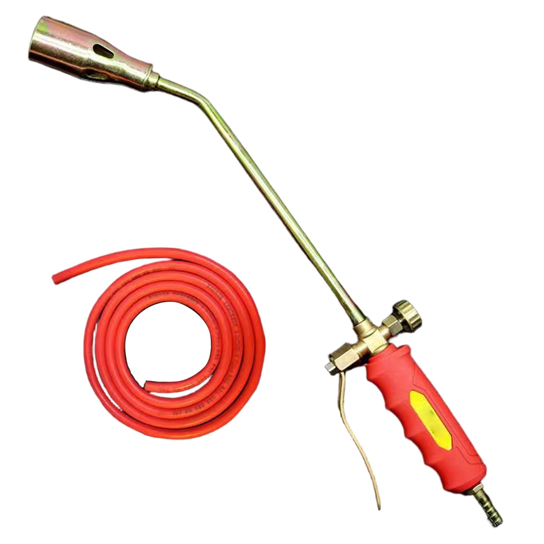 Antorcha de malezas, quemador de doble interruptor con mango antideslizante, 47 tubos para desmalezar y derretir nieve
