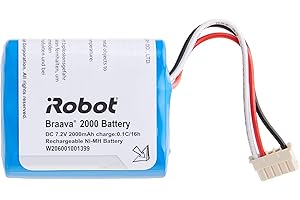 iRobot Braava 380t and Mint 5200 Authentic 2000mAh NiMH Replacement Battery