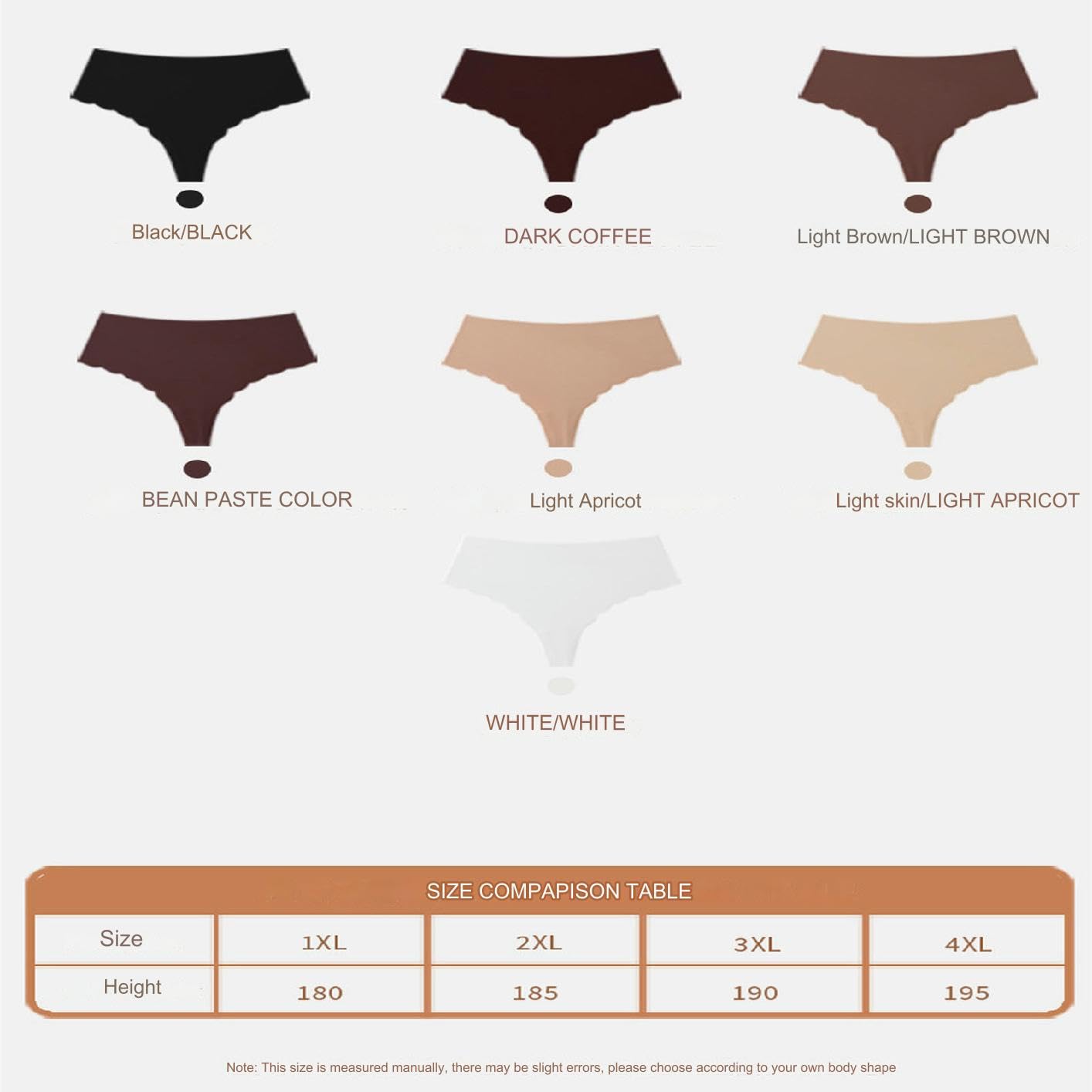 Ropa Interior Mujer 5 Paquetes Tangas para Mujeres Bragas Talla Grande Elevación Sin Espectáculo Ropa Interior Ropa Interior De Seda para Mujeres-White 5pc-1xl