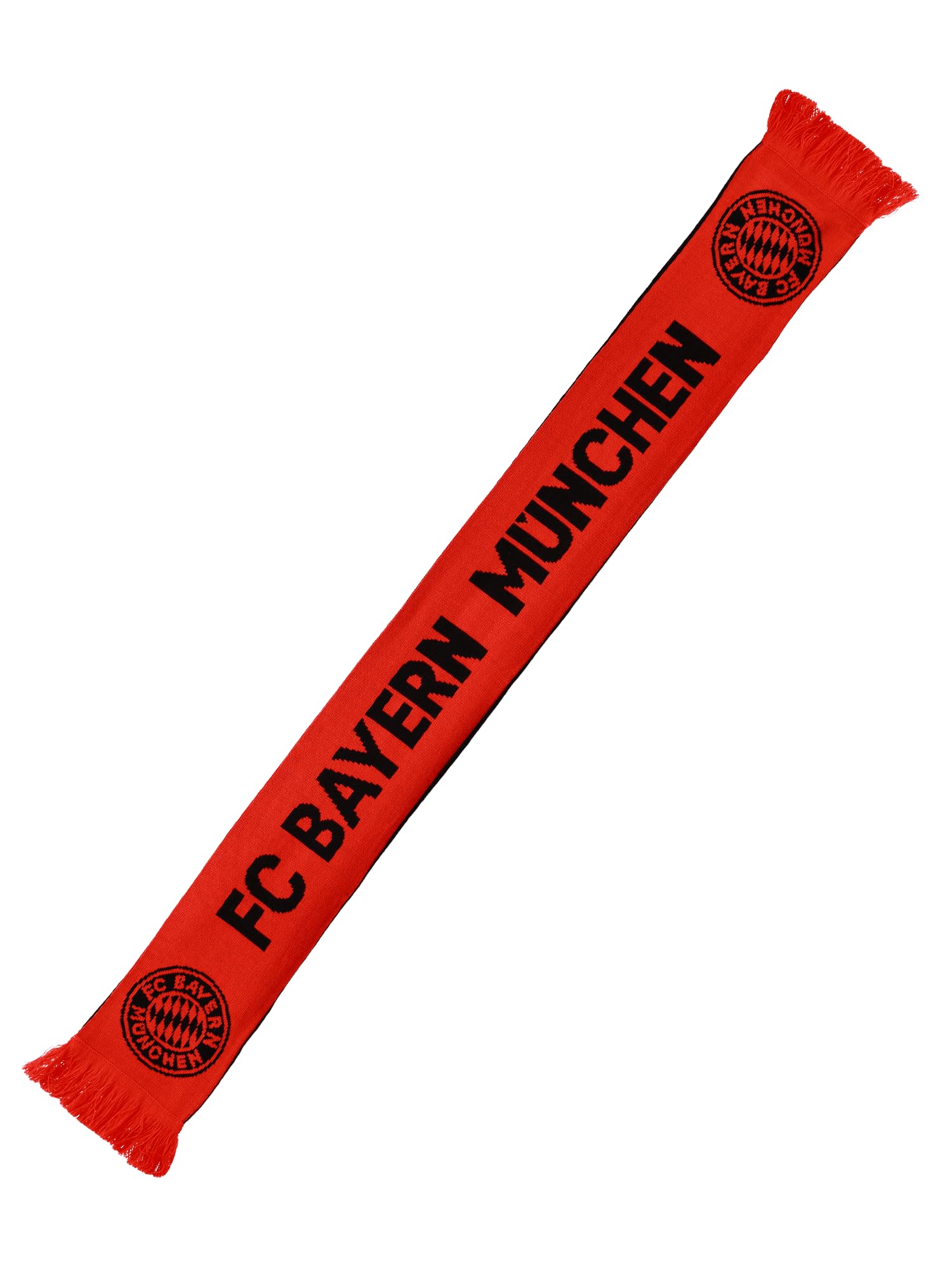 FC Bayern München Scarf, fan scarf, stadium scarf, red and black, red-black