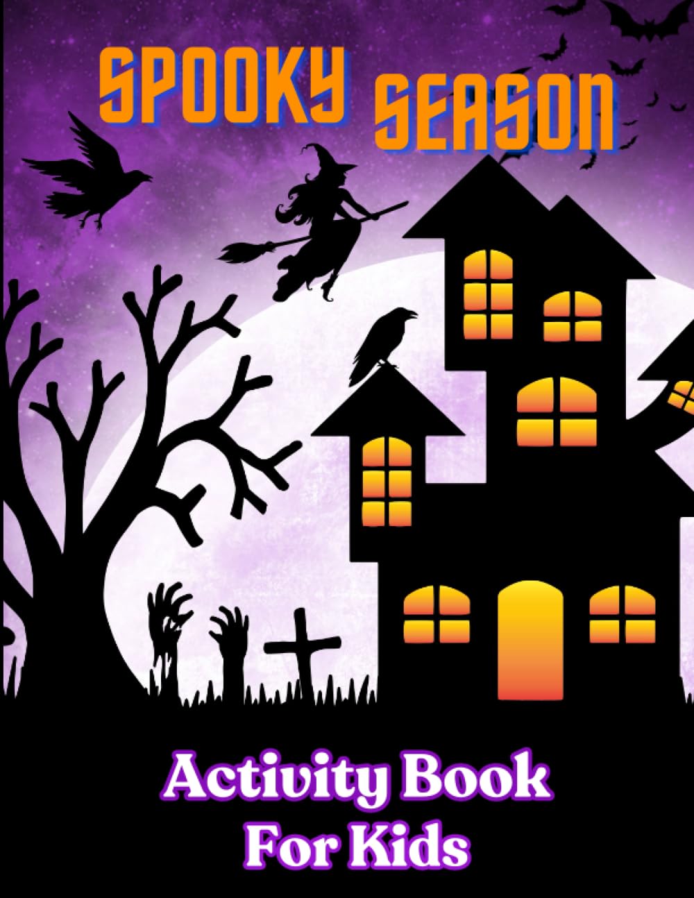Independently published Spooky Season Halloween Activity Book For Kids, 8.5 x 11 inches, 85 Pages of Activities with Answers