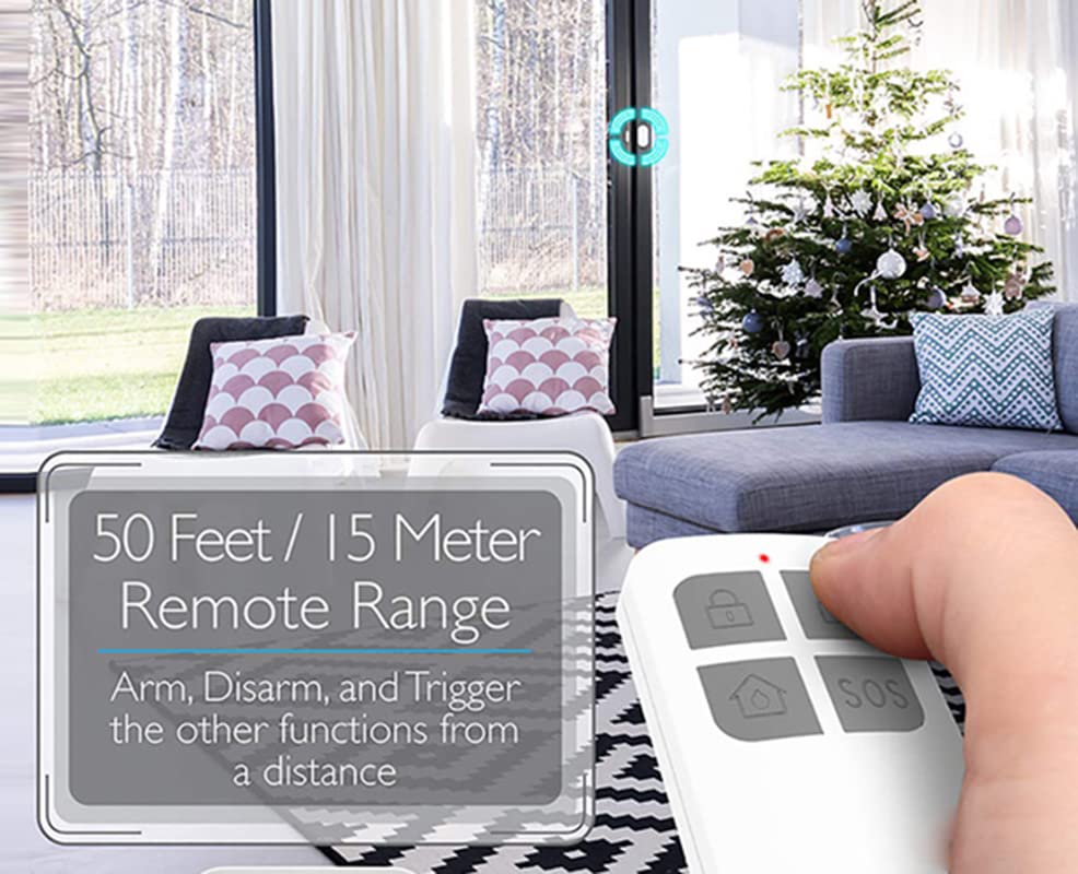 Drahtloser Türalarm Mit Fernbedienung - 130 DB Sicherheitsalarm Für Haus & Garage