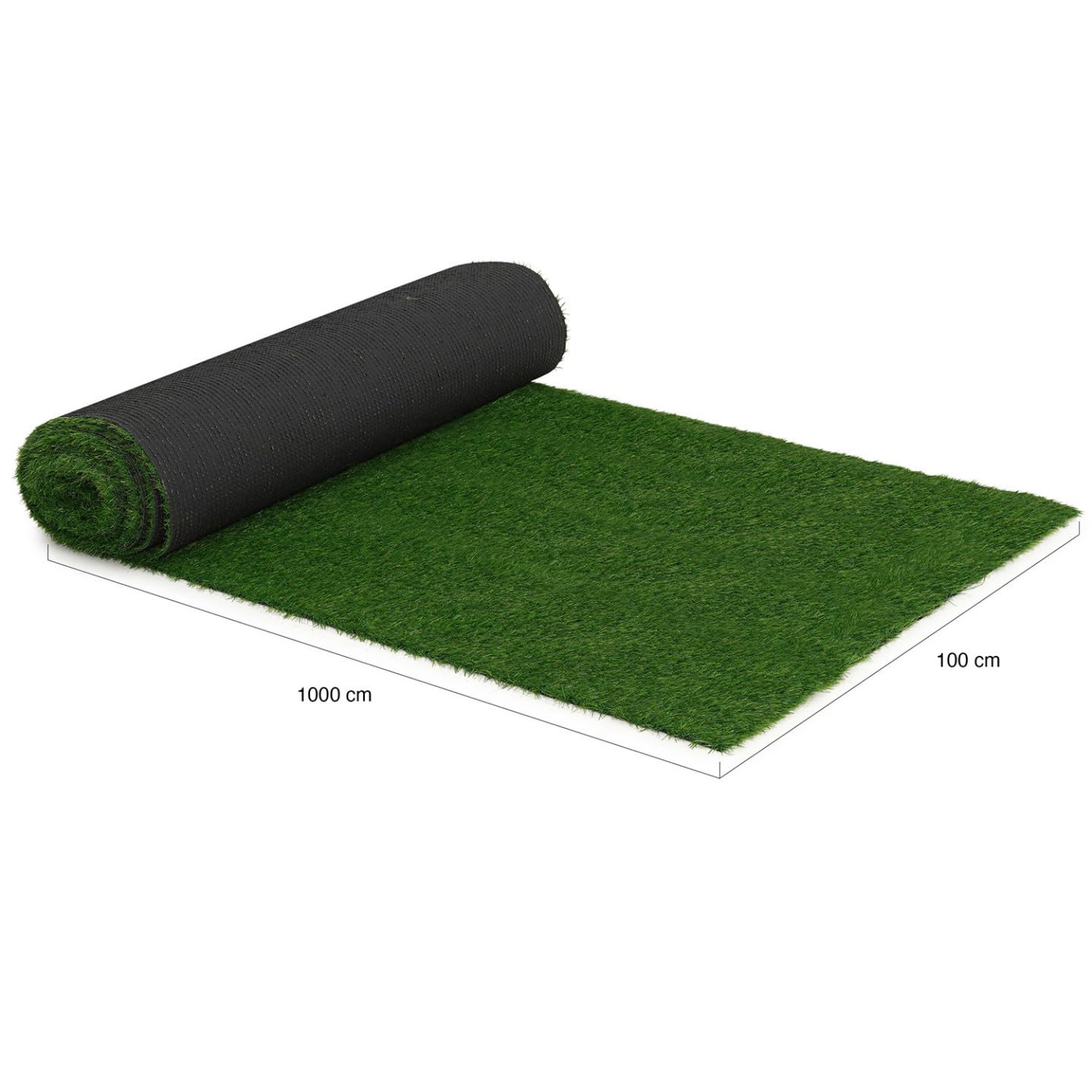 IDMarket - Gazon synthétique artificiel 1x10 M 20 mm pour jardin et balcon