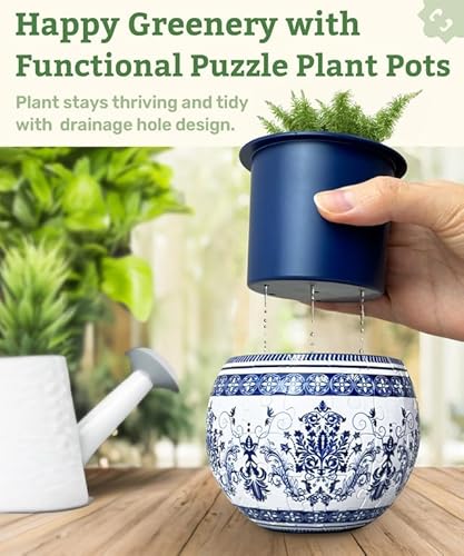 Piecerelax K1100 3D Puzzle Planter - Singing Birds And Flowers thumb #3