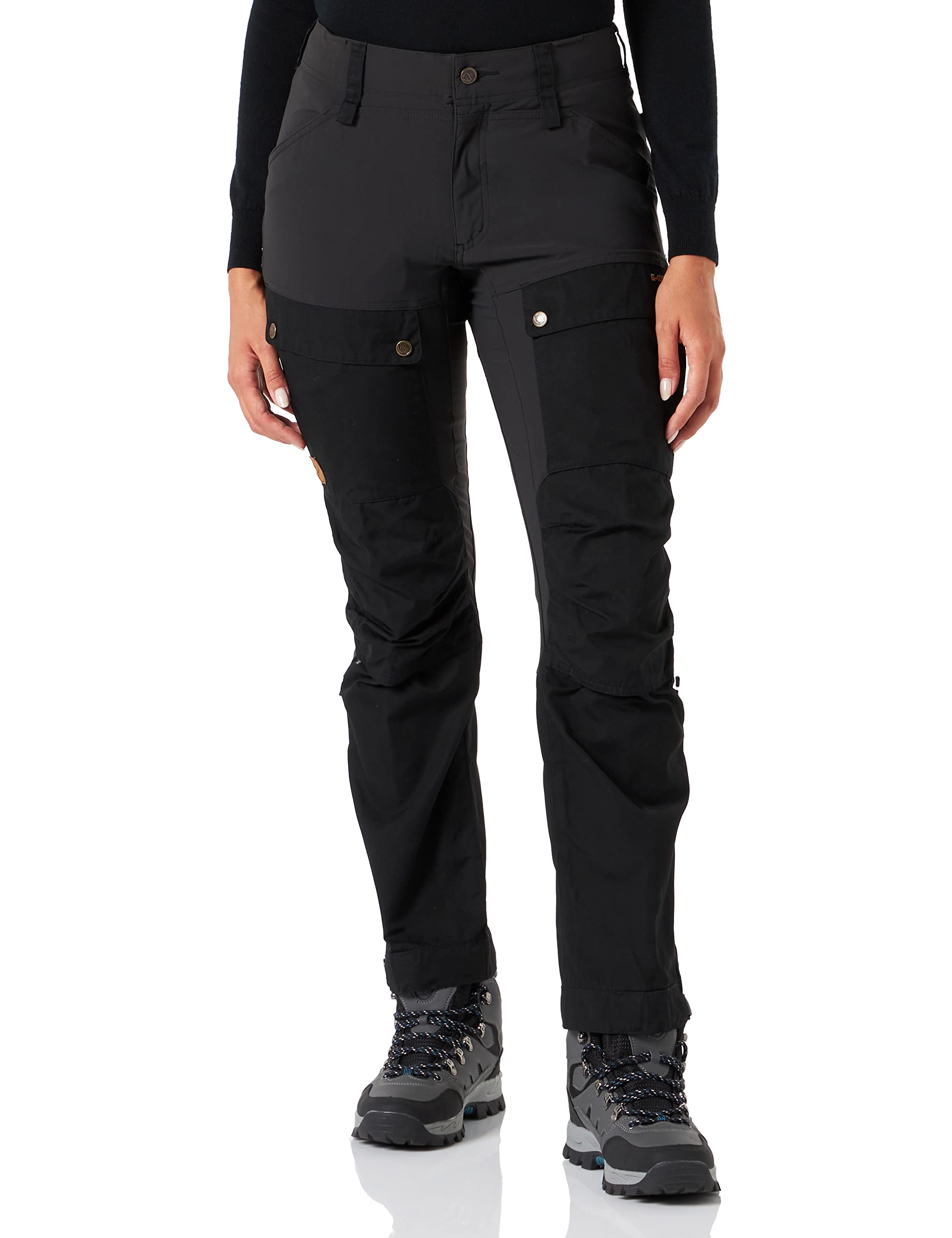 FJALLRAVEN F89852S -550 Keb Trousers Curved W Short Black 44
