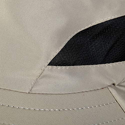 DECDEAL Chapéu de proteção UV Chapéu de caminhada com malha removível capa pescoço aba capa de pesca