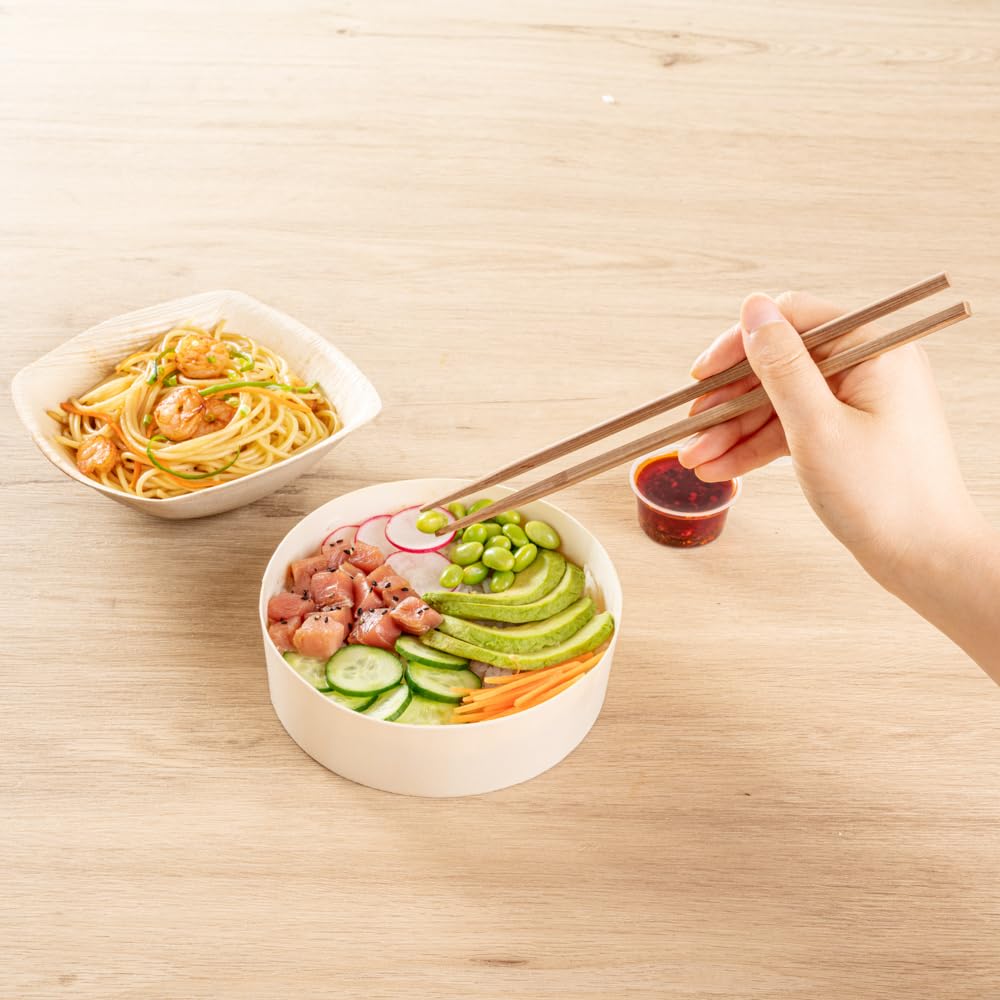 Brown Bamboo Chopsticks - 100 Count -5