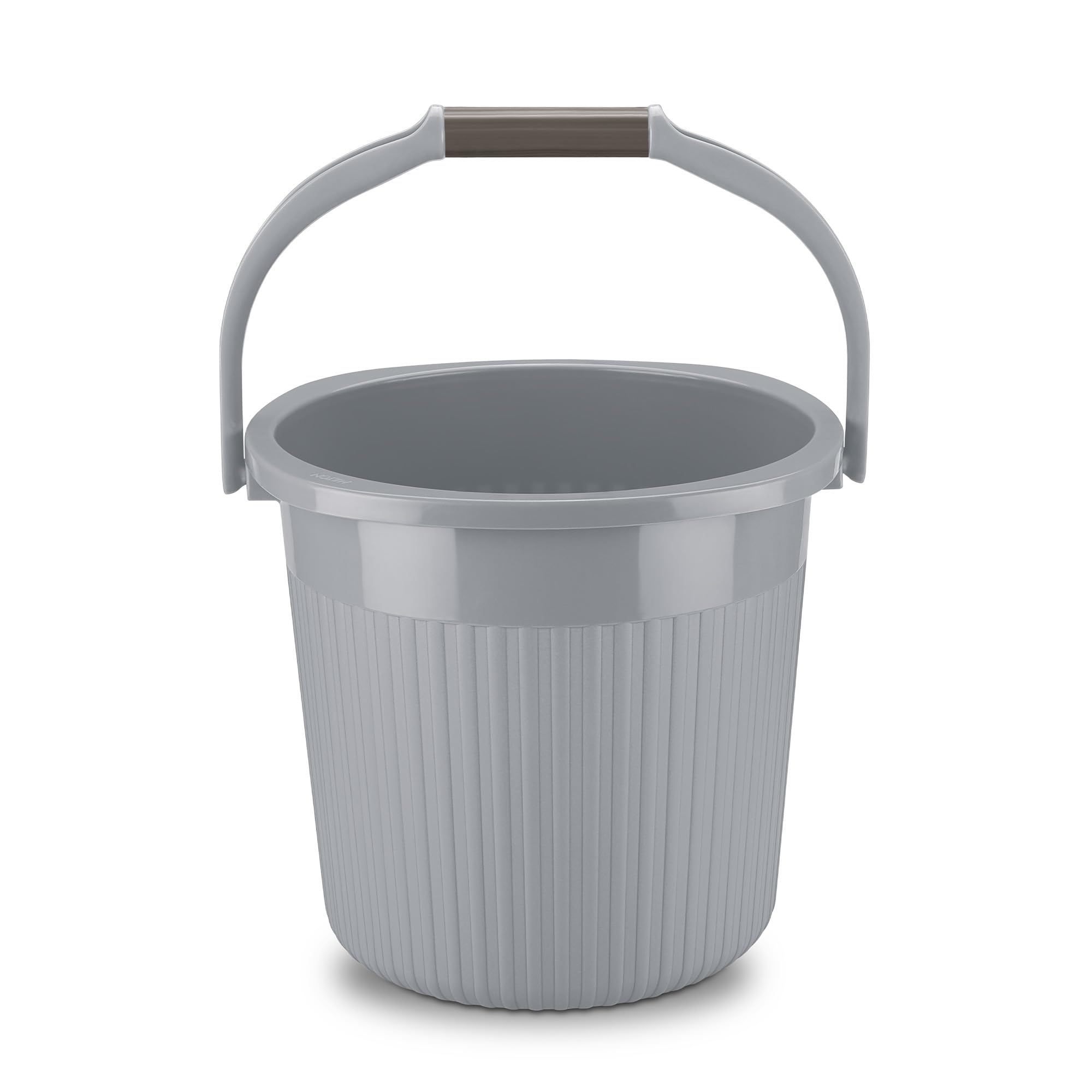Milton Ritz 18 Plastic Bucket with Handle, 16 litres, Grey | Home | Bathing | Storage | Bathroom | Multipurpose | Easy to Carry (B0D5YQ2LK3) Amazon Price History, Amazon Price Tracker