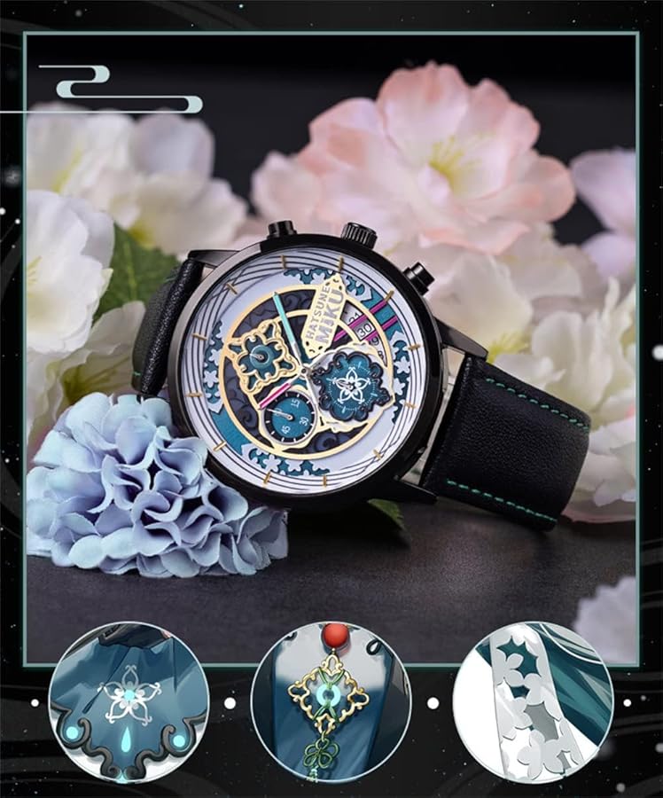 【初音ミク】　腕時計　5周年記念　限定品 Amazon | DIYI 初音ミク 腕時計 5周年記念 miku クォーツ時計 防水