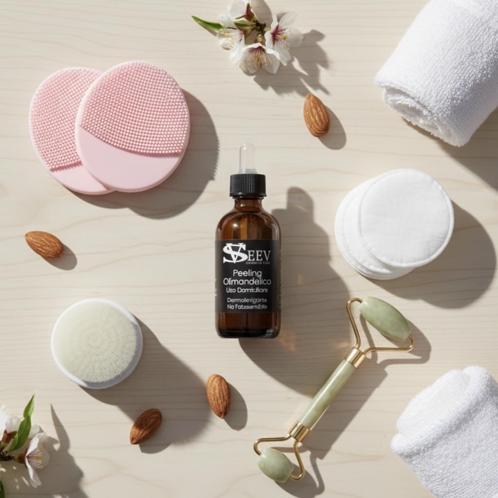 Peeling mit Mandelsäure – Sanftes Gesichts-Peeling gegen Pigmentflecken, Akne & feine Linien – Geeignet für empfindliche Haut