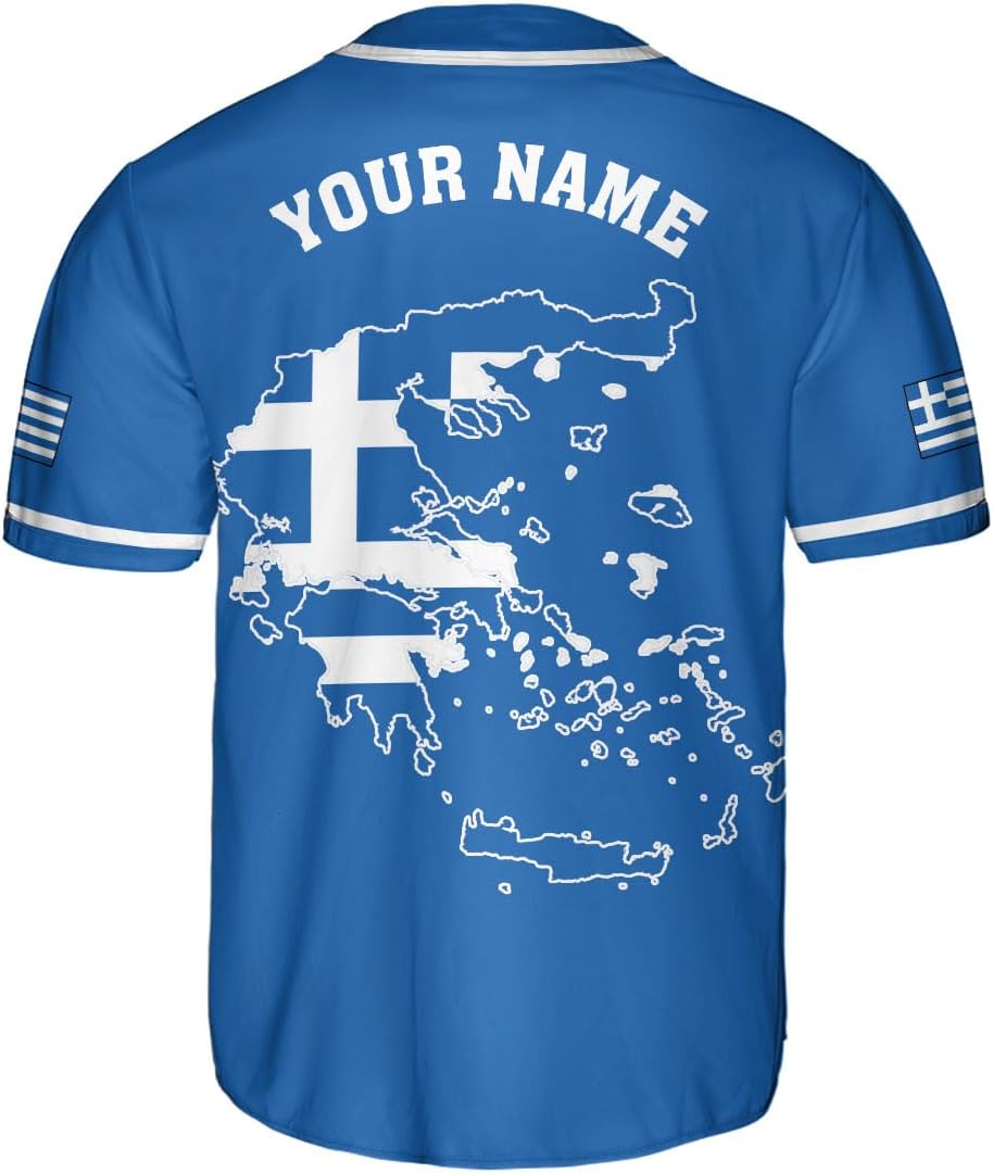 Custom Greece Baseball Jerseys for Men Greece Greek Jamaica Ubuy