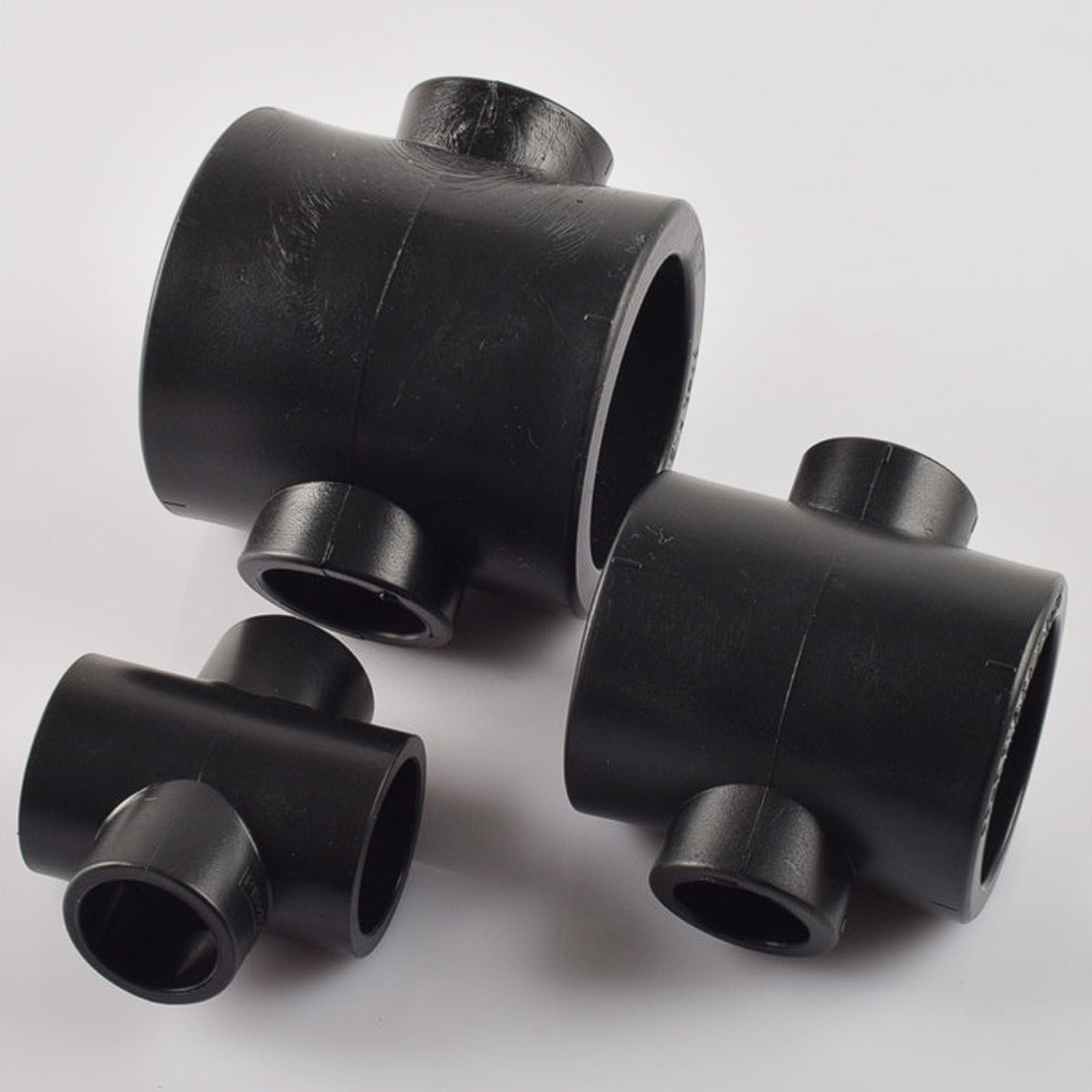 Connettore a Quattro Vie in PE for Tubi e raccordi dell'Acqua Connessione con Presa for Fusione di Calore, 4 Pezzi for Confezione(PE 63 (2''))