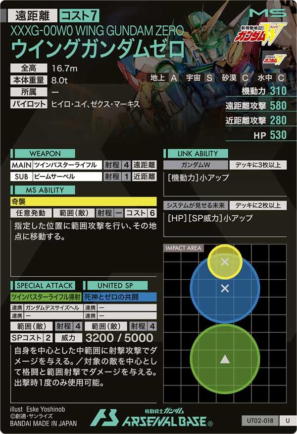 Amazon.co.jp: アーセナルベース UT02-018 ウイングガンダムゼロ U