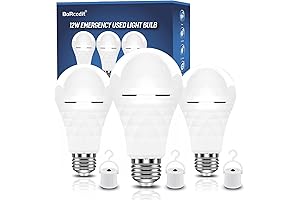 A19 Rechargeable LED Light Bulbs for Emergencies