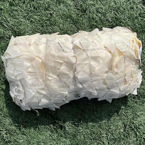 Red de camuflaje blanca en rollo de 5x8 m para parasol de jardín 6
