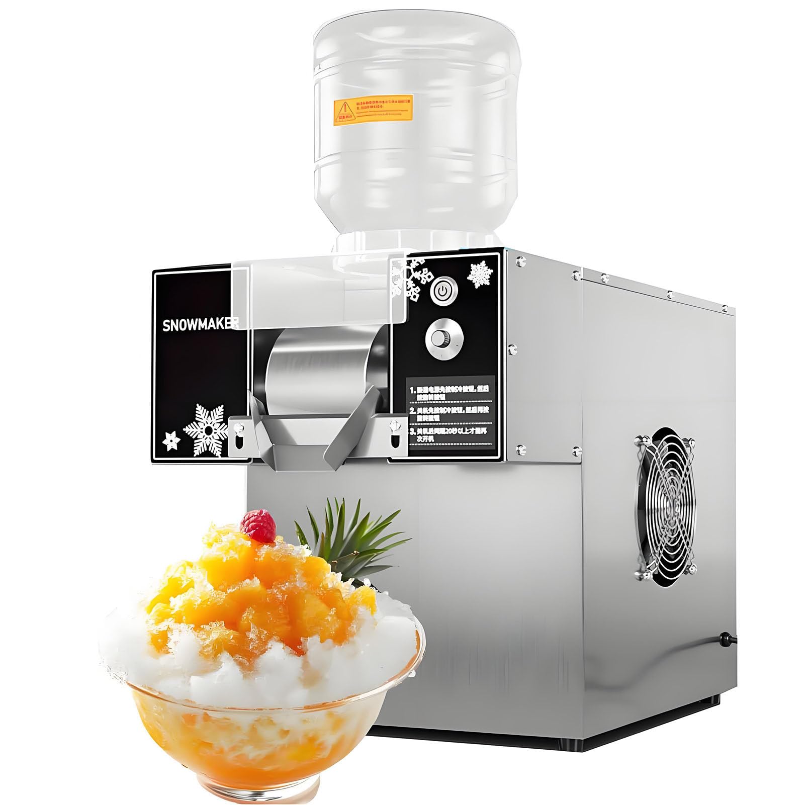 Machine à glace pilée automatique 60kg pour la maison et commerce