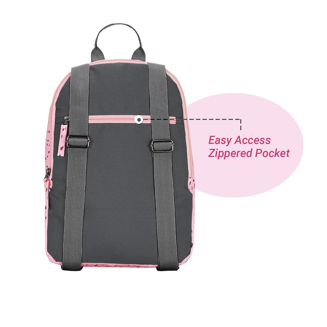 Genie Spritz Casual Backpack, Rose | Lightweight Daypack for College, Travel & Daily Use | Women & Girls 2