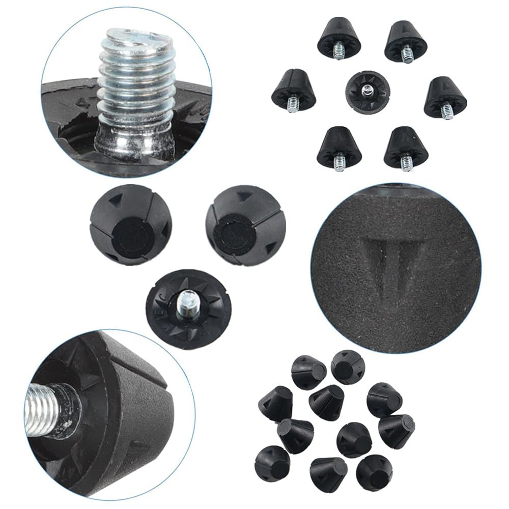 16 x tacchetti da calcio da 13 mm e 16 mm di ricambio per scarpe sportive con testa in metallo, scarpe sportive con punte