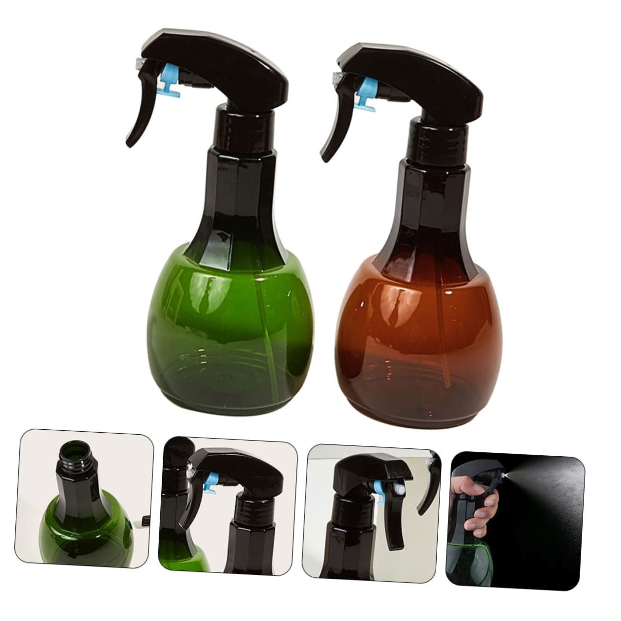Beavorty 6stücke Sprühflasche Für Haare Feiner Nebel Sprayer Für Friseure Garten Und Haushalt Dauerhafte Und Praktische Anwendung Für Haarstyling Und Pflanzenpflege