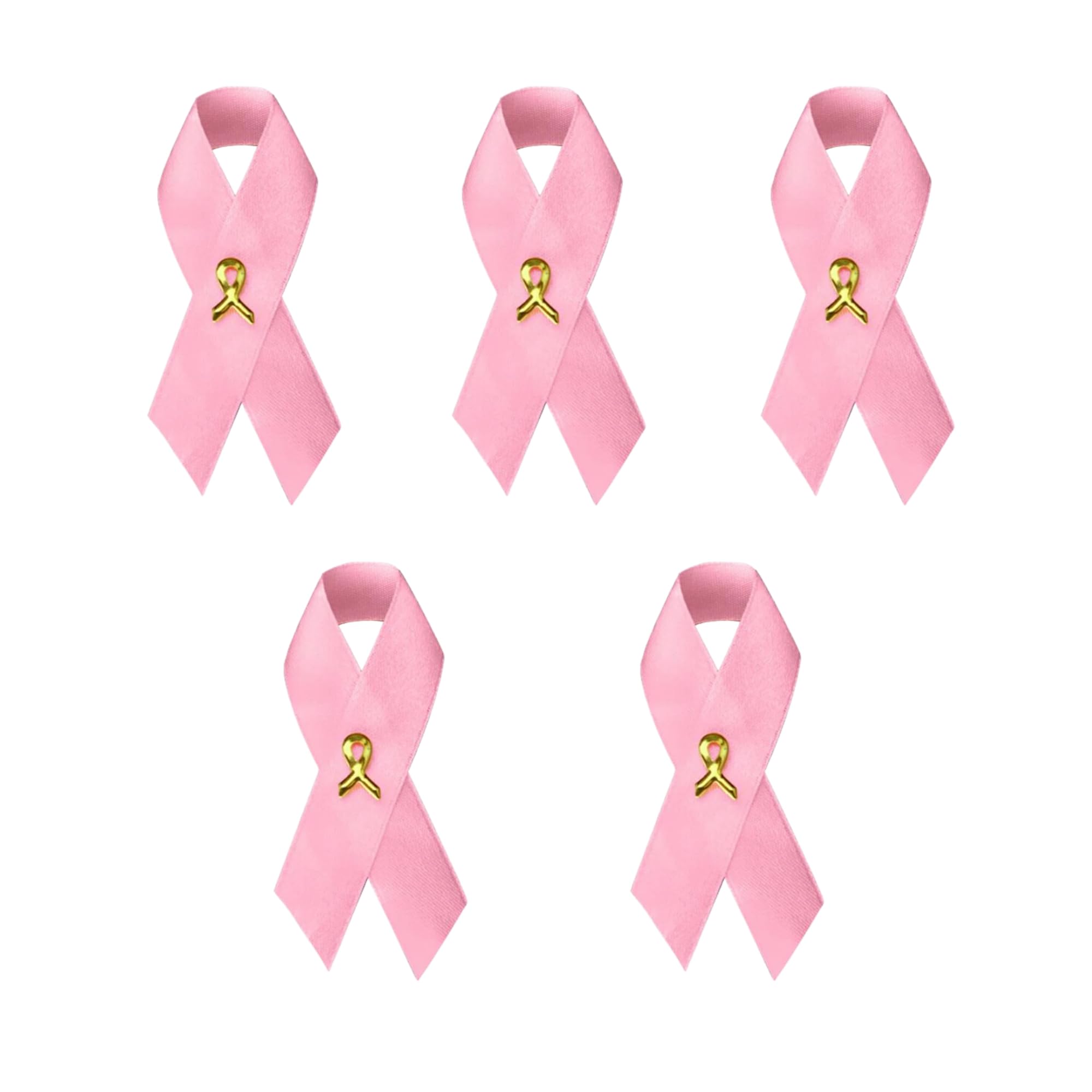 25/50/100/500pcs Breast Cancer Pins - Bulk Pink Ribbon Pins for Breast Cancer Awareness - Perfect for Support Groups, Events, Promotional Gift-Giving and Fundraising