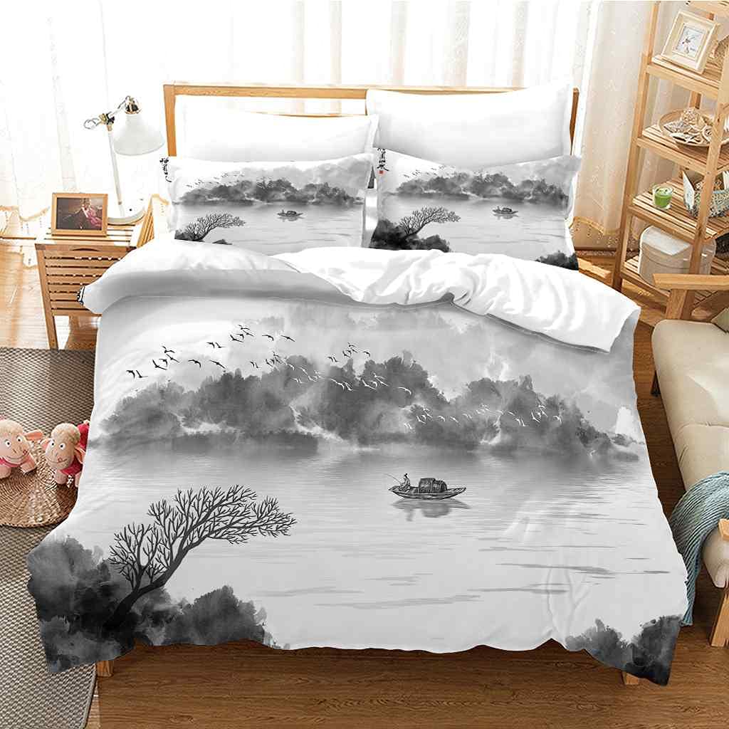 Amazon｜QZDUCN 羽毛布団カバーセットシングルの子供10代の 150x210cm