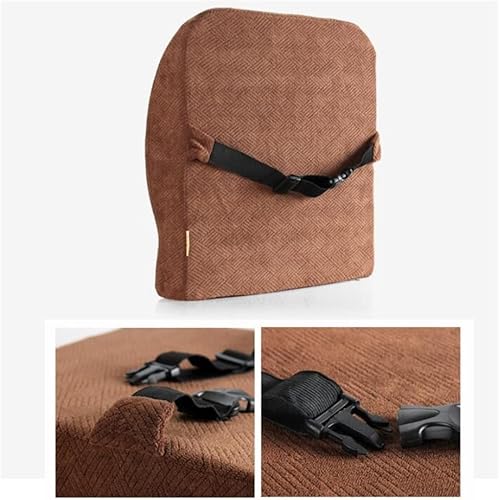 Miniatura 3 de QUANJJ Office Cushion Lumbar Cushion Car Lumbar Pillow Chair Lumbar Seat Cushion Thickened Pillow Backrest