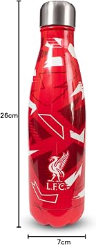 Liverpool 500ml Stainless Steel Vaccum Flask Thermal Bottle - Red