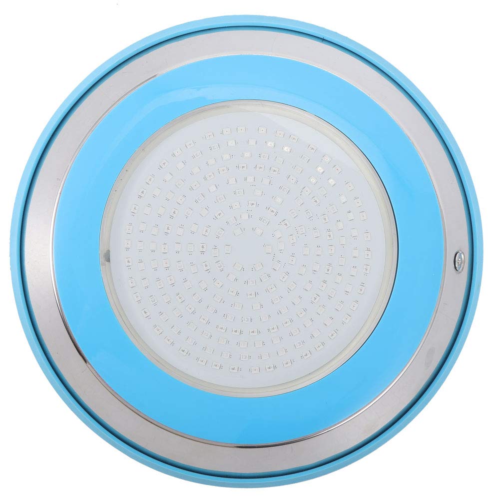 Luce Subacquea a LED AC12V, faretto per Fontana per Piscina in Acciaio Inossidabile RGB IP68 con Telecomando, Opzione di Alimentazione 18W/35W per Piscine, fontane e acquari (18 W)