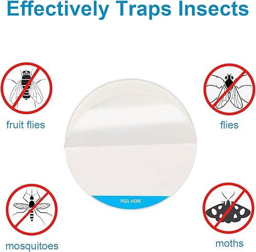 Miniatura 3 de 48 tableros de pegamento de repuesto de 3.4 pulgadas, almohadillas adhesivas compatibles con DynaTrap DT152 y Katchy Duo para interiores, trampa