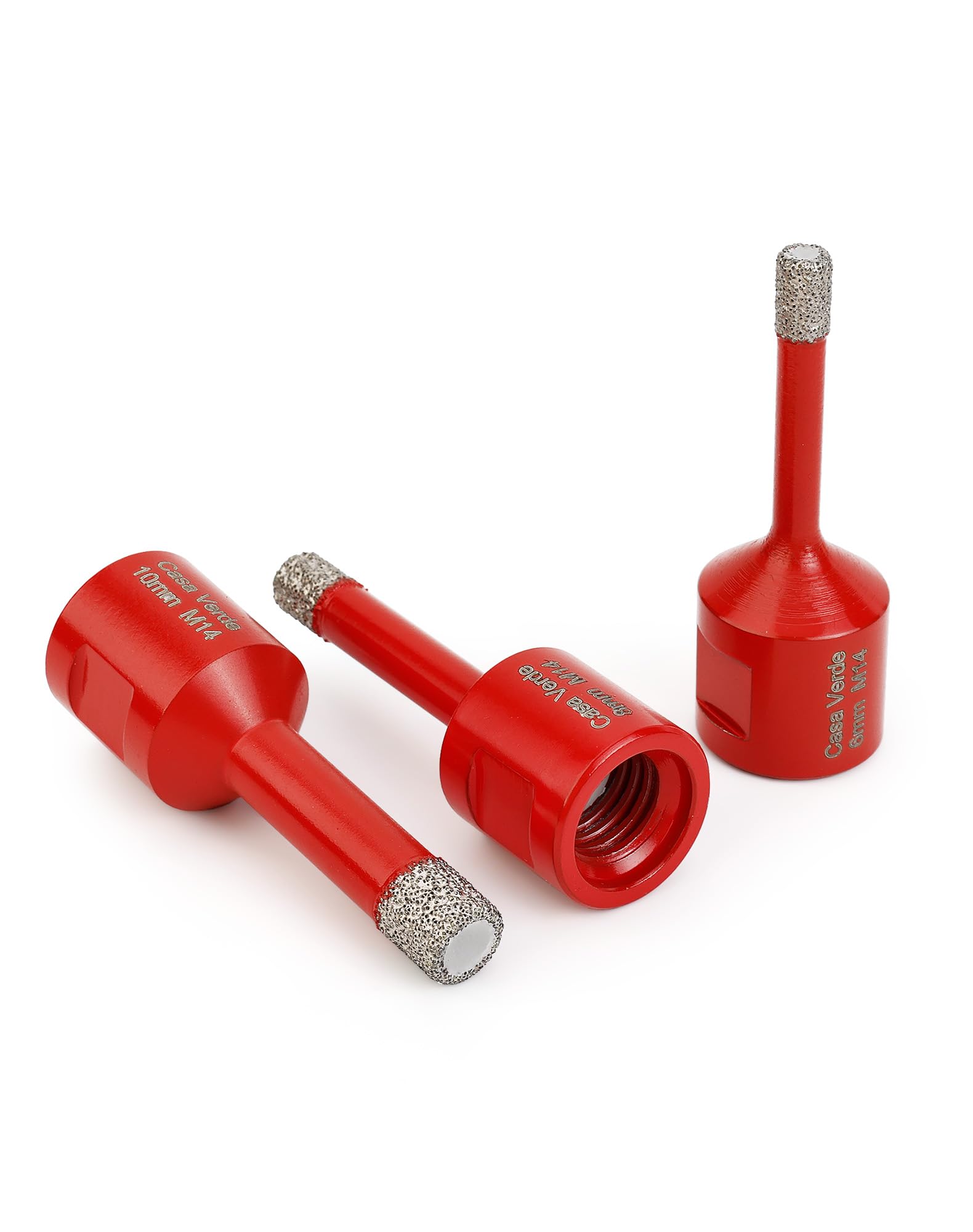Dry Diamond Drill Bits Set 3pcs of 6/8/10mm Porcelain Tile Drill Bit for Granite,Ceramic,Marble,Tile Stone,Glass,Hard Materials - Image 2