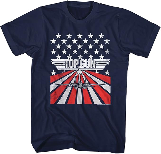 Top Gun Men's Stars & Stripes Tshirt XLarge Navy Amazon.ca