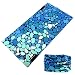 Multifunctional 16-in-1 Yoga Sports Fashion Travel Colors Headband Seamless Neck Uv Buff Solid Moisture Wicking Bandana Hair Turban Scarf (17blue)
