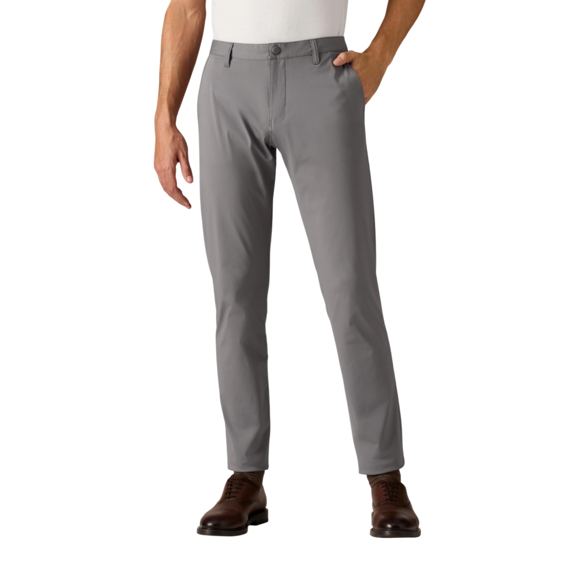 Rhone Mens Commuter Pant Classic Fit Dress Pants Flex-Knit 4-Way Stretch Fabric Wrinkle Resistant Machine Washable