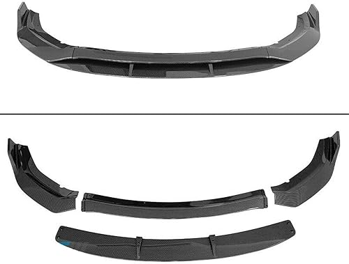 Miniatura 2 de Alerón para parachoques delantero, 4 piezas, compatible con Dodge Charger 2020 2021 2022 2023 SRT Hellcat Scat Widebody (impresión de fibra de