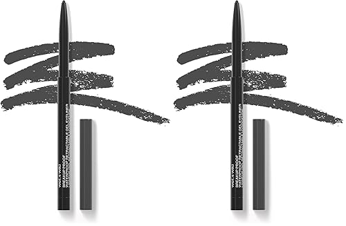 Vista 13 de Wet n Wild Mega Last - Delineador de ojos retráctil a prueba de roturas, gel impermeable - Ultra pigmentado, duración de 16 horas, fórmula mate Negro