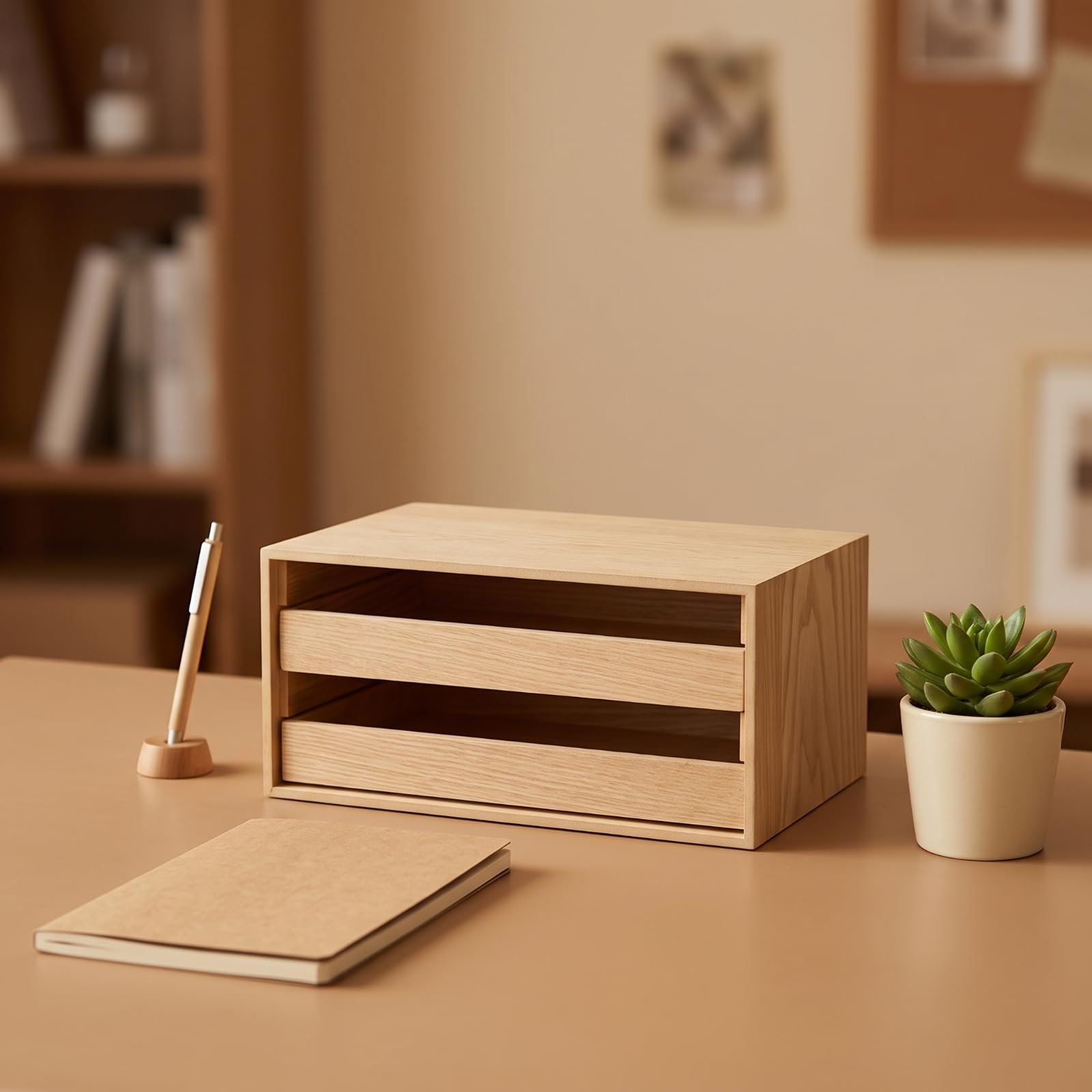 Stilvoll Schreibtischbox mit Schubladen
