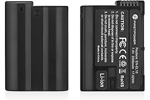 FirstPower EN-EL15 EN EL15a/EL15b Batteries Compatible with Nikon Z6 Z7