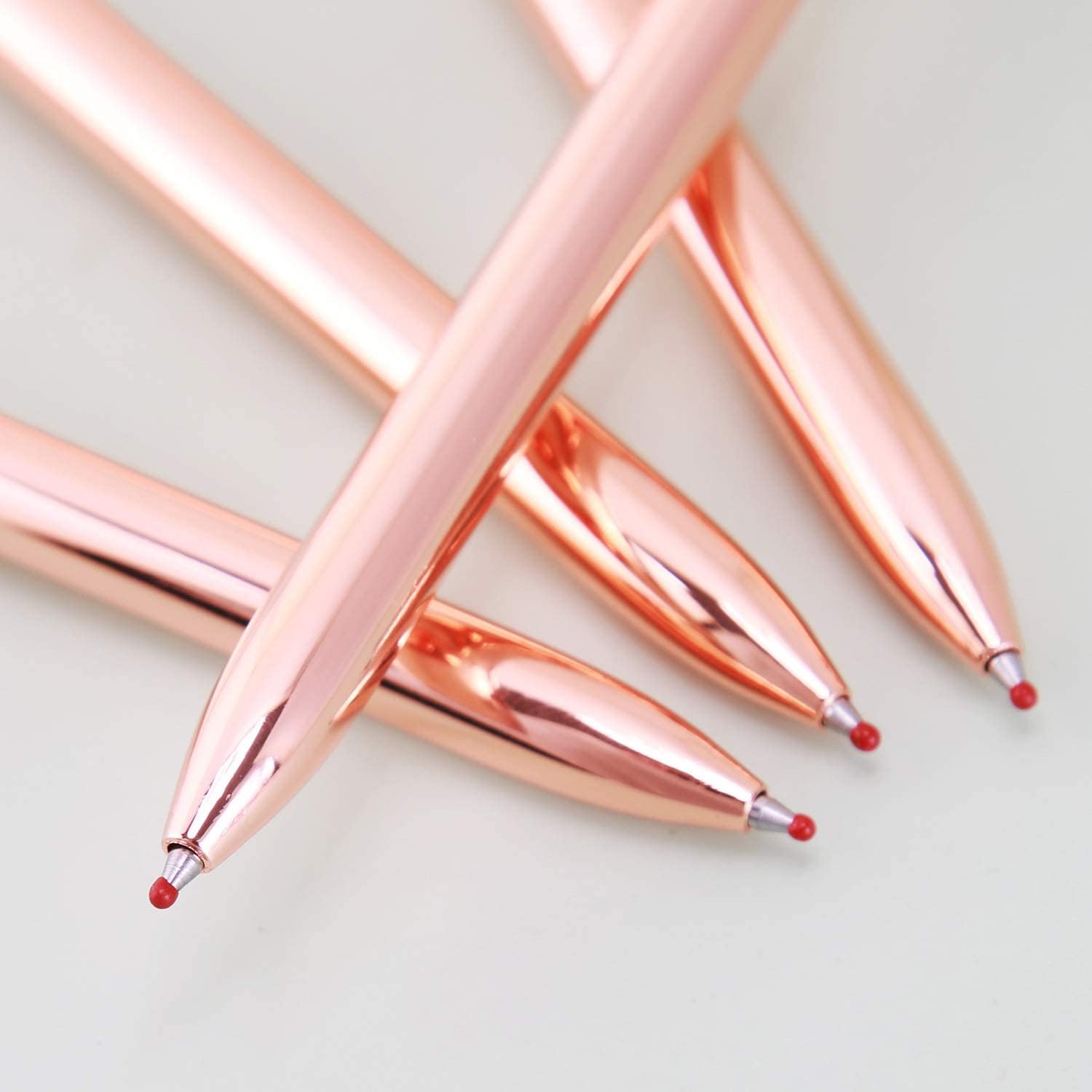 24PCS Ballpoint Pens Set Bling Wedding Anniversary Crystal Metal Ballpoint Pens Fancy Pens Birthday Bridal Shower Return Gifts for Women Girls School Office Supplies (Crown Pen,24)