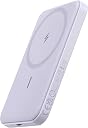 Anker 621 Magnetic Portable Charger (MagGo), 5,000mAh Wireless Power Bank with USB-C Cable, Magsafe-Compatible Battery Pack for iPhone 16/15/14/13/12 Series