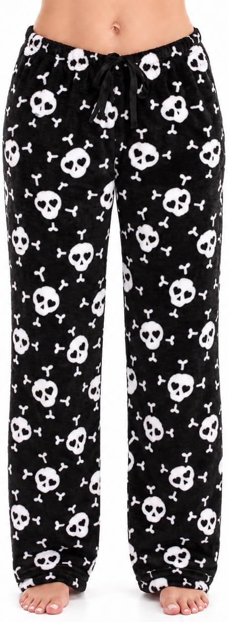 Womens Plush Pajama Pants