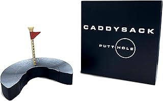 CaddySack Putt-Hole - Two-Piece Putting Target with PRO Insert | Premium Rubber Design for Indoor & Outdoor Golf Practice | Funny Gift for Golf Enthusiasts, Tournaments