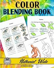 Color Blending Book: 50 Wonderful Color Blending Book Practice Coloring Pages