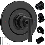 Replacement for Moen T2901BL Gibson Posi-Temp Valve Trim Kit, T2901bl valve trim kit, Black Shower Lever Handle, Durable Solid Metal, Matte Black (Note: not included 2510 valve)