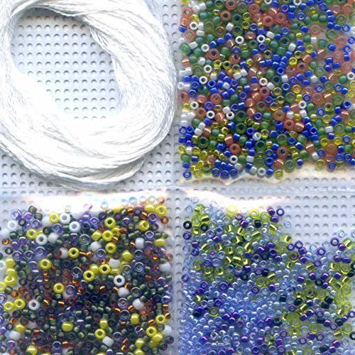 Image of Tulip Egg Beaded Counted Cross Stitch Kit Mill Hill 2015 Spring Bouquet MH185105