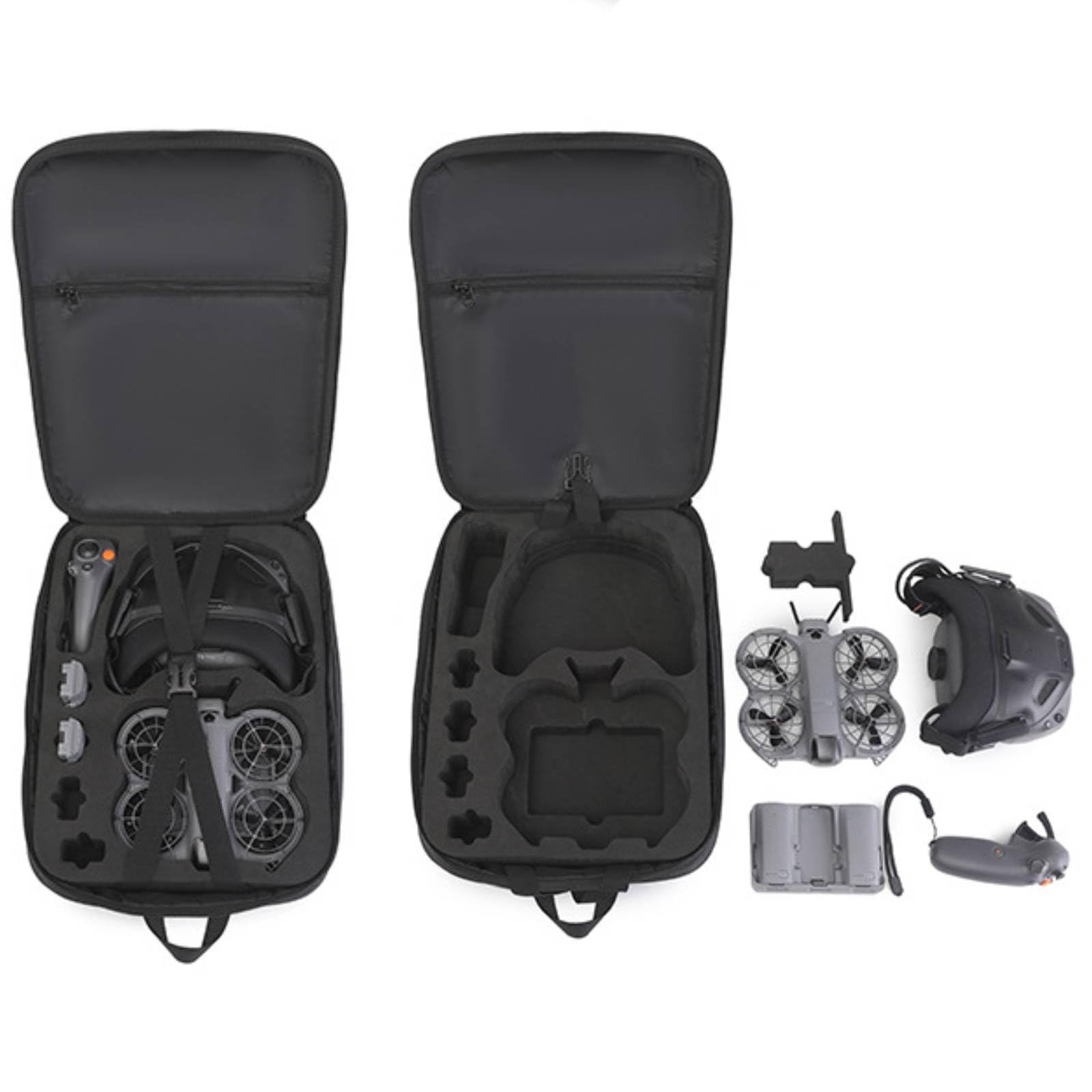 Custodia zaino per DJI NEO 2 Motion Fly More Combo, borsa da viaggio portatile da trasporto borsa a tracolla compatibile con DJI Goggles N3, RC Motion 3, hub di ricarica batteria e accessori
