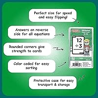 Vista 3 de Duncan - Tarjetas para practicar la división, verde y blanco, (3704FC)