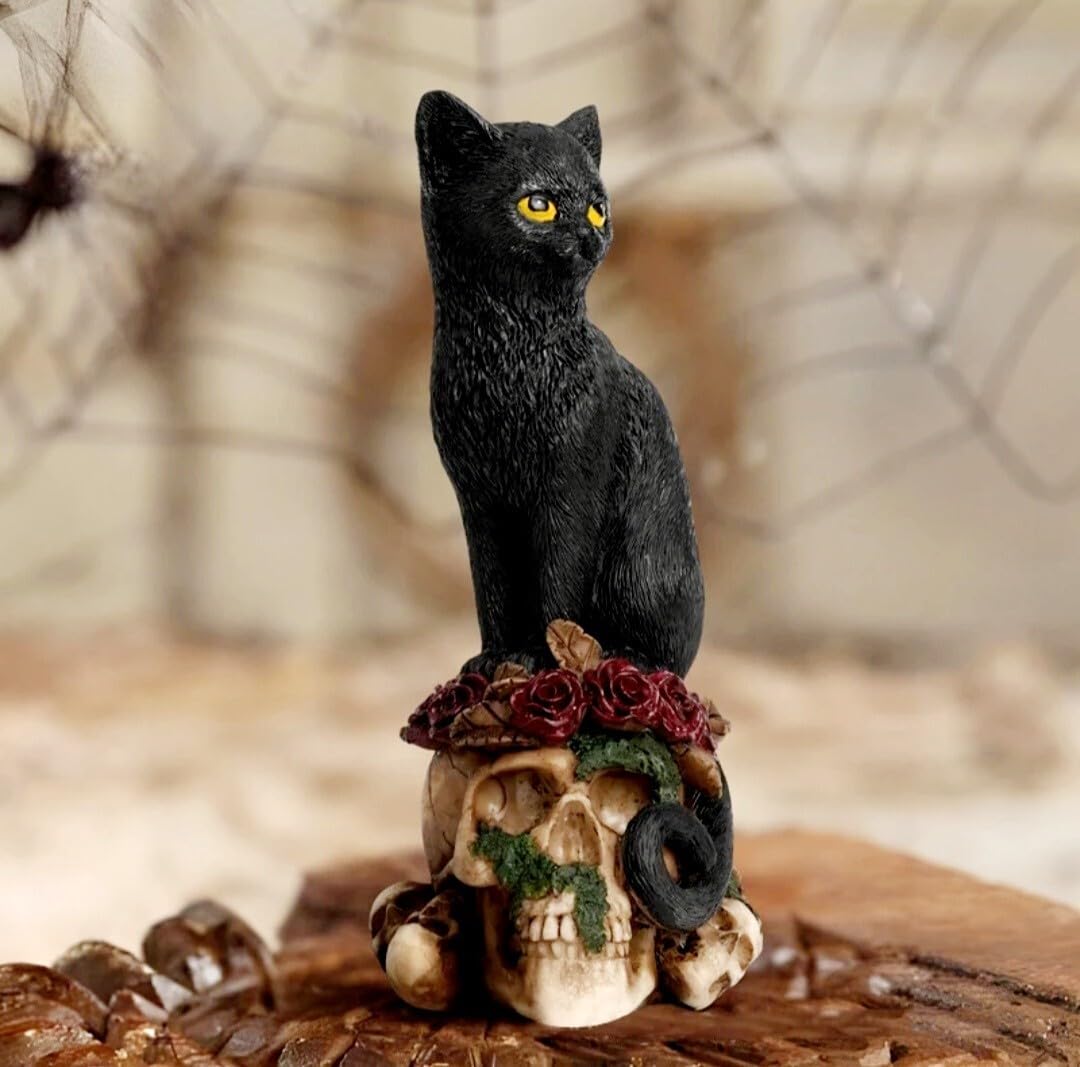 ハロウィンの置物（黒猫）　ハンドメイド 手編み ハロウィン ハンドメイド 黒猫 編みぐるみ｜Yahoo!フリマ（旧